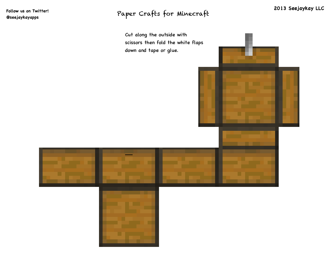Minecraft Papercraft PDF